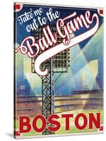 Travel Poster - Boston-The Saturday Evening Post-Stretched Canvas