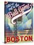 Travel Poster - Boston-The Saturday Evening Post-Stretched Canvas