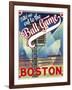 Travel Poster - Boston-The Saturday Evening Post-Framed Giclee Print