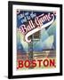 Travel Poster - Boston-The Saturday Evening Post-Framed Giclee Print