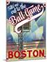 Travel Poster - Boston-The Saturday Evening Post-Mounted Giclee Print