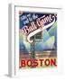 Travel Poster - Boston-The Saturday Evening Post-Framed Giclee Print