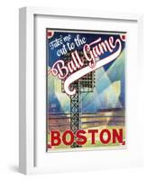 Travel Poster - Boston-The Saturday Evening Post-Framed Giclee Print