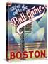 Travel Poster - Boston-The Saturday Evening Post-Stretched Canvas