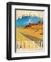 Travel Poster - California-The Saturday Evening Post-Framed Giclee Print