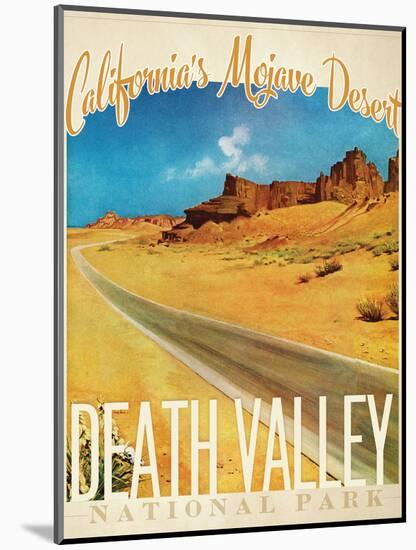 Travel Poster - California-The Saturday Evening Post-Mounted Giclee Print