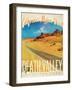 Travel Poster - California-The Saturday Evening Post-Framed Giclee Print