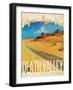 Travel Poster - California-The Saturday Evening Post-Framed Giclee Print