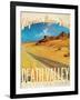 Travel Poster - California-The Saturday Evening Post-Framed Giclee Print