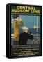 Travel Poster, Central Hudson Line-Found Image Press-Framed Stretched Canvas