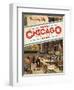 Travel Poster - Chicago-The Saturday Evening Post-Framed Giclee Print