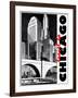 Travel Poster - Chicago-The Saturday Evening Post-Framed Giclee Print