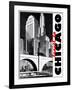 Travel Poster - Chicago-The Saturday Evening Post-Framed Giclee Print