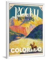 Travel Poster - Colorado-The Saturday Evening Post-Framed Premium Giclee Print