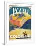 Travel Poster - Colorado-The Saturday Evening Post-Framed Giclee Print