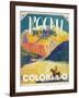 Travel Poster - Colorado-The Saturday Evening Post-Framed Giclee Print