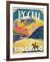 Travel Poster - Colorado-The Saturday Evening Post-Framed Giclee Print