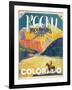 Travel Poster - Colorado-The Saturday Evening Post-Framed Giclee Print