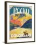 Travel Poster - Colorado-The Saturday Evening Post-Framed Giclee Print