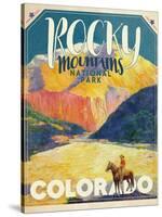 Travel Poster - Colorado-The Saturday Evening Post-Stretched Canvas
