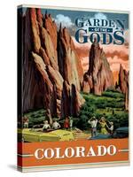 Travel Poster - Colorado-The Saturday Evening Post-Stretched Canvas