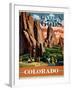 Travel Poster - Colorado-The Saturday Evening Post-Framed Giclee Print