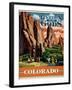 Travel Poster - Colorado-The Saturday Evening Post-Framed Giclee Print