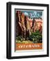 Travel Poster - Colorado-The Saturday Evening Post-Framed Giclee Print