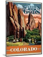 Travel Poster - Colorado-The Saturday Evening Post-Mounted Giclee Print