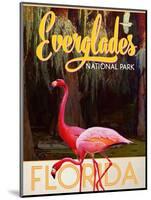 Travel Poster - Everglades-The Saturday Evening Post-Mounted Giclee Print