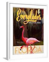 Travel Poster - Everglades-The Saturday Evening Post-Framed Giclee Print