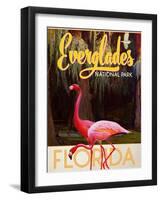 Travel Poster - Everglades-The Saturday Evening Post-Framed Giclee Print