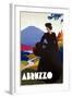 Travel Poster for Abruzzo-null-Framed Art Print