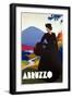 Travel Poster for Abruzzo-null-Framed Art Print