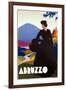 Travel Poster for Abruzzo-null-Framed Art Print