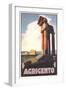 Travel Poster for Agrigento-null-Framed Art Print