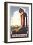 Travel Poster for Agrigento-null-Framed Premium Giclee Print