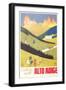 Travel Poster for Alto Adige-null-Framed Art Print