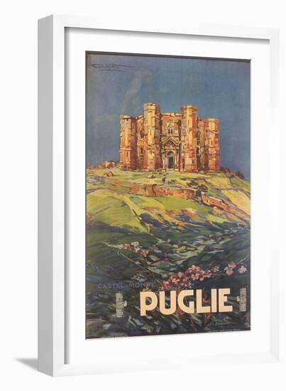 Travel Poster for Apulia-null-Framed Art Print