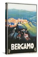Travel Poster for Bergamo, Italy-null-Stretched Canvas