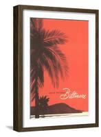 Travel Poster for Biltmore Hotel-null-Framed Art Print