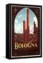 Travel Poster for Bologna-null-Framed Stretched Canvas