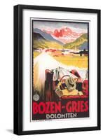 Travel Poster for Bozen-Gries-null-Framed Art Print