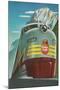 Travel Poster for Canadian Railways-null-Mounted Art Print