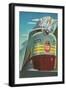 Travel Poster for Canadian Railways-null-Framed Art Print