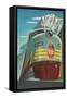 Travel Poster for Canadian Railways-null-Framed Stretched Canvas