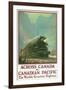 Travel Poster for Canadian Railways-null-Framed Art Print