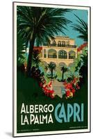 Travel Poster for Capri, Italy-Found Image Press-Mounted Giclee Print