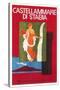 Travel Poster for Castellamare di Stabia-null-Stretched Canvas