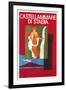 Travel Poster for Castellamare di Stabia-null-Framed Art Print